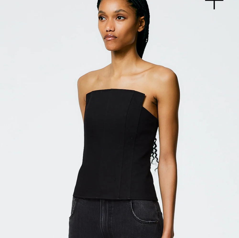 Tibi square corset top